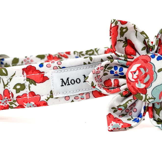 LIBERTY OF LONDON FELICITE DOG COLLAR FLOWER