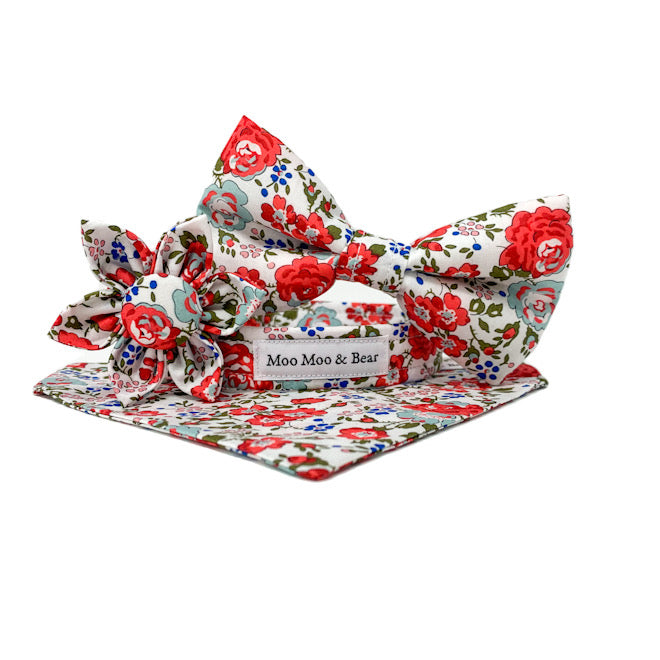 LIBERTY OF LONDON FELICITE DOG COLLAR FLOWER