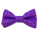 LAST CHANCE ‘SHIMMER' OPULENT AMETHYST PURPLE DOG BOW TIE