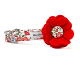 LIBERTY OF LONDON FELICITE DOG COLLAR FLOWER